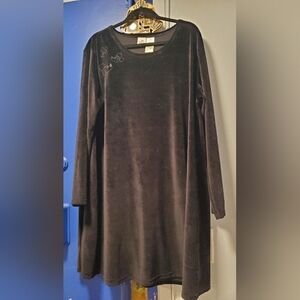 The Disney Store Mickey Mouse Black Velvet Dress XXL (fits large)